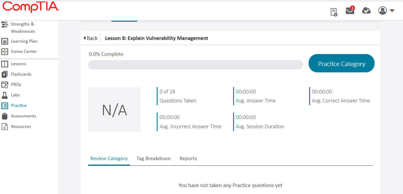 ข้อเสนอที่ดีที่สุด (SY0-701) - CompTIA Security+ CertMaster Learn + Labs (3 เดือน)