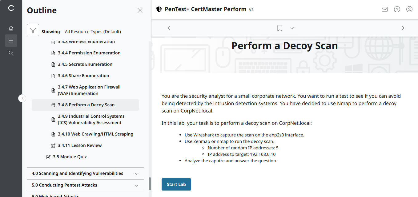 CompTIA PenTest+ CertMaster Perform PT0-003 (V3) - 3 Month Access