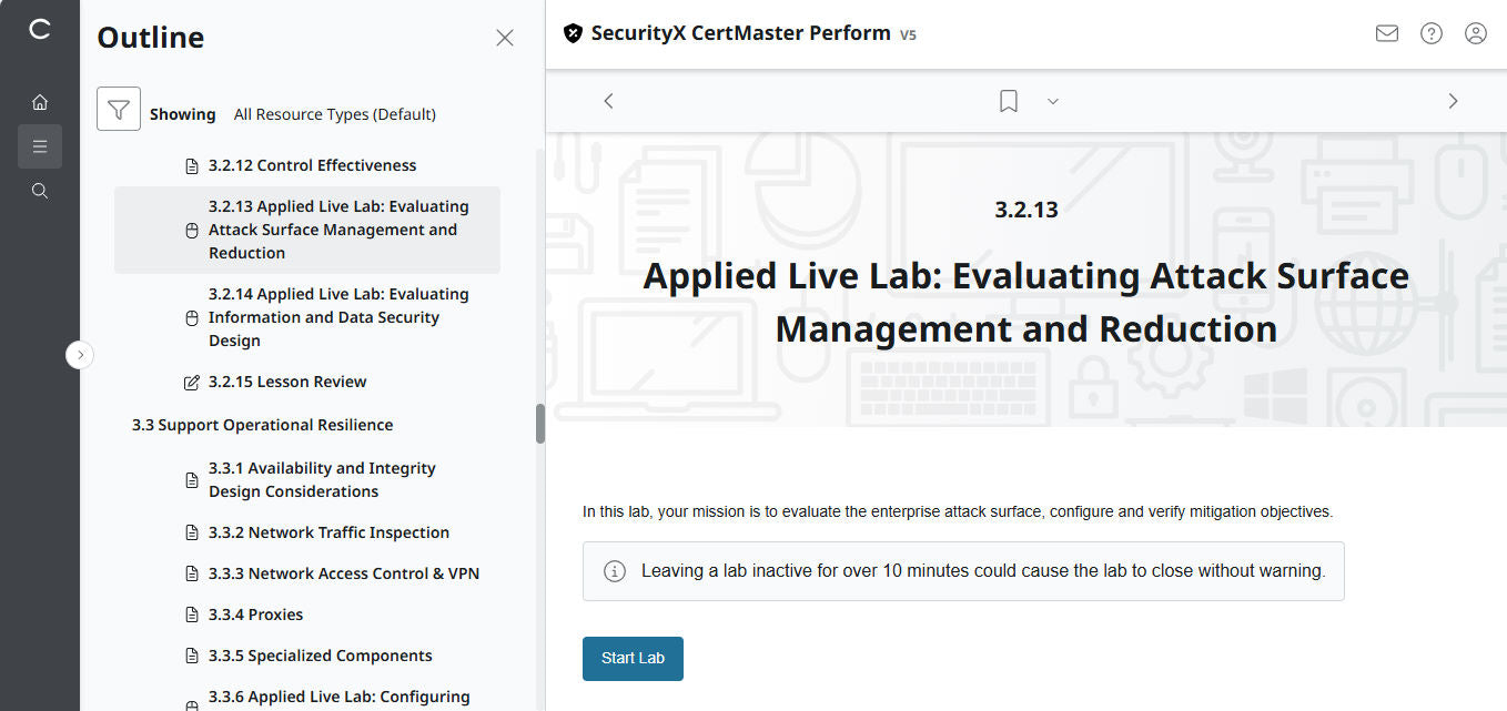 CertMaster Perform สำหรับ CompTIA SecurityX (CASP+) CAS-005 สิทธิ์เข้าใช้งาน 3 เดือน (🛒ข้อเสนอพิเศษ)