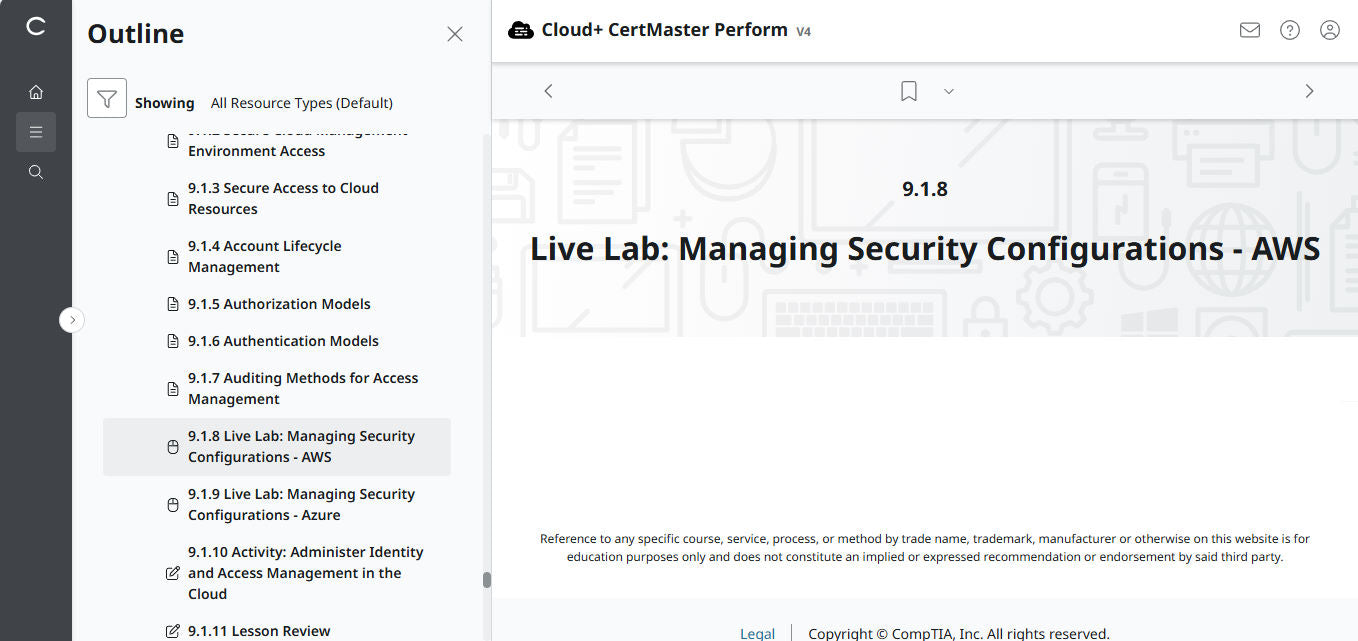 CompTIA Cloud+ CertMaster Perform (CV0-004) – 3-Month Access (🛒Special Offer)