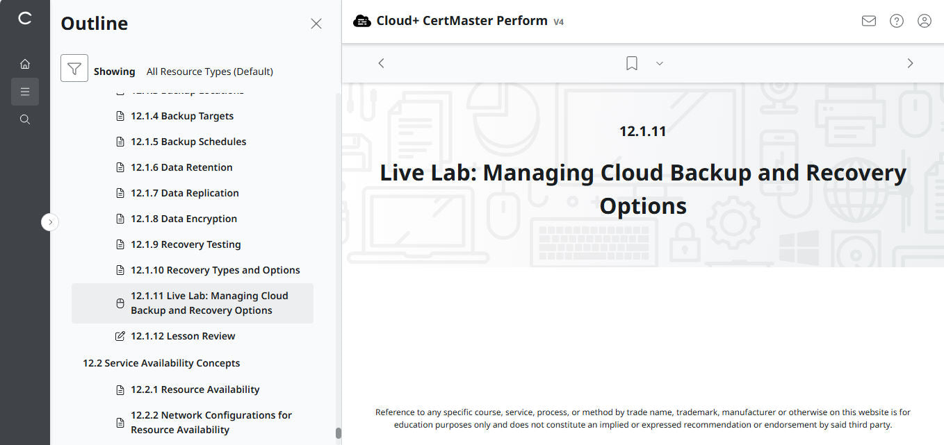 CompTIA Cloud+ CertMaster Perform (CV0-004) – 3-Month Access (🛒Special Offer)