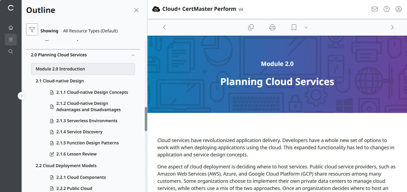 CompTIA Cloud+ CertMaster Perform (CV0-004) – 3-Month Access (🛒Special Offer)