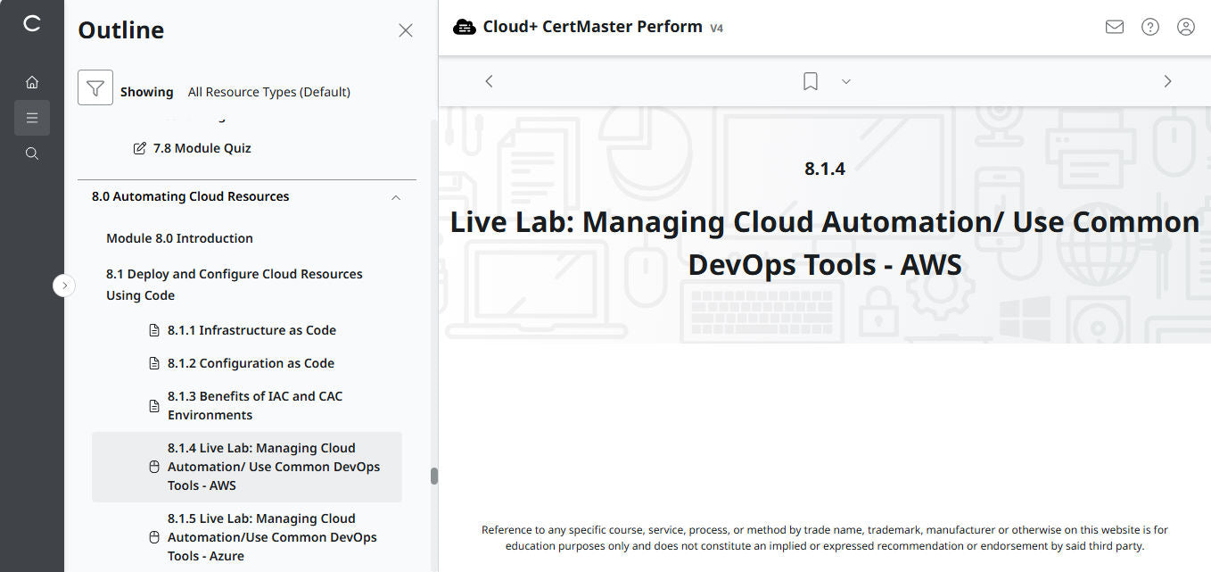 CompTIA Cloud+ CertMaster Perform (CV0-004) – 3-Month Access (🛒Special Offer)