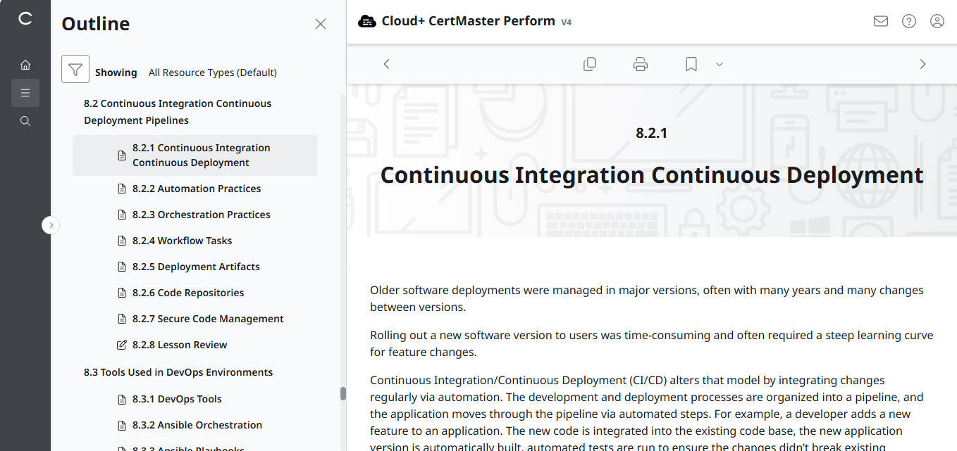 CompTIA Cloud+ CertMaster Perform (CV0-004) – 3-Month Access (🛒Special Offer)