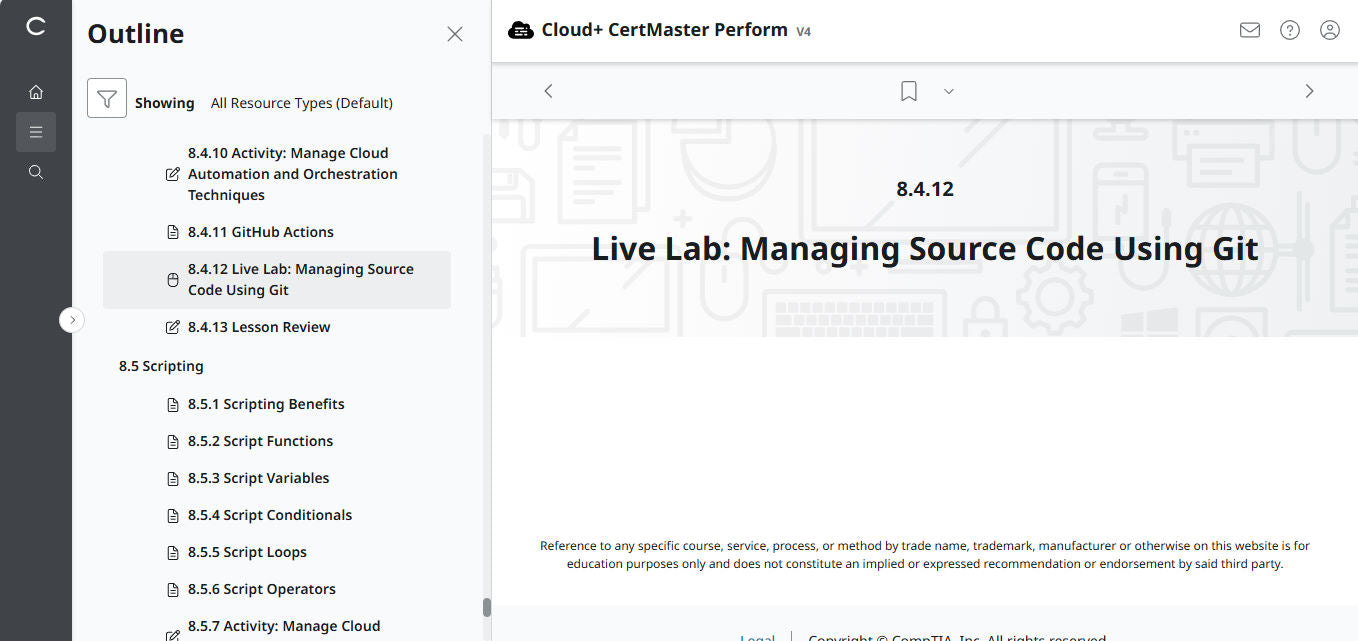 CompTIA Cloud+ CertMaster Perform (CV0-004) – 3-Month Access (🛒Special Offer)