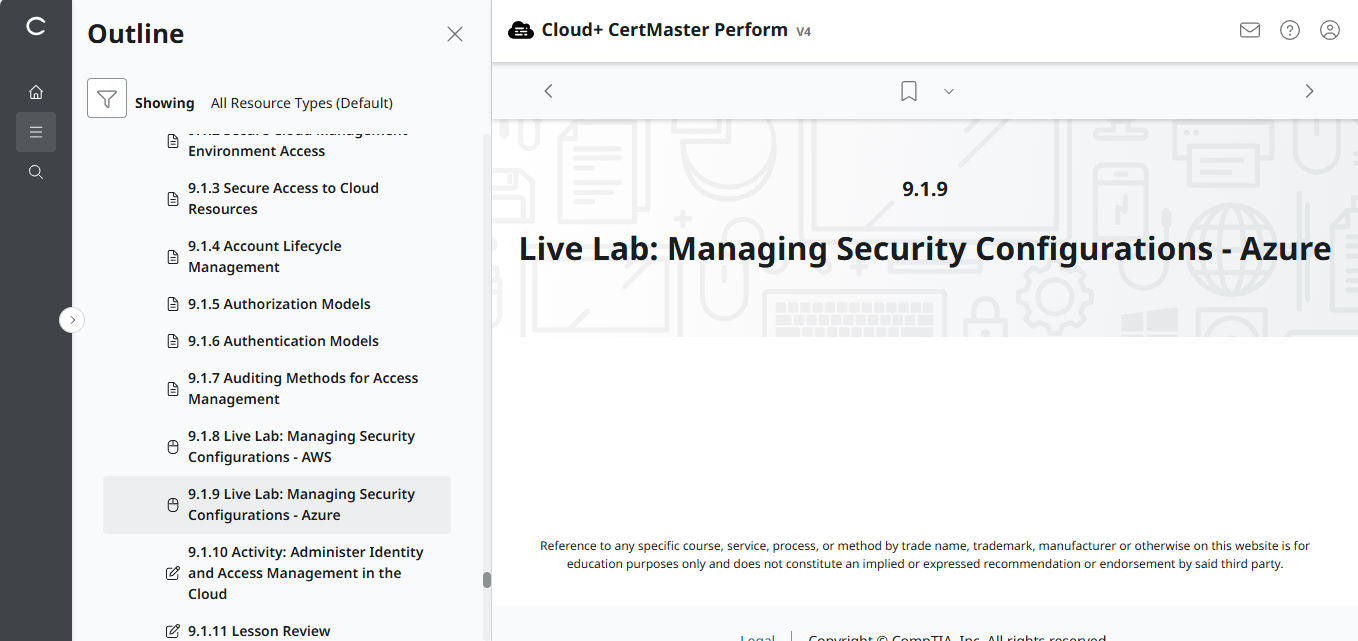 CompTIA Cloud+ CertMaster Perform (CV0-004) – 3-Month Access (🛒Special Offer)