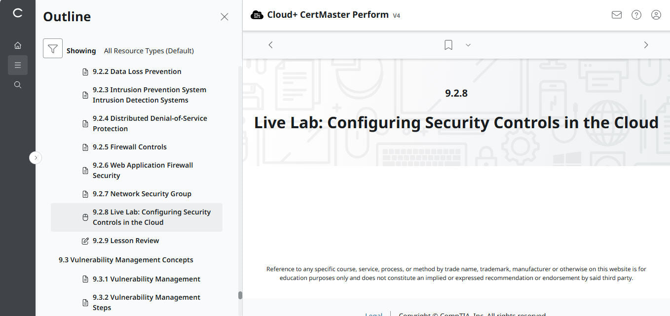 CompTIA Cloud+ CertMaster Perform (CV0-004) – 3-Month Access (🛒Special Offer)