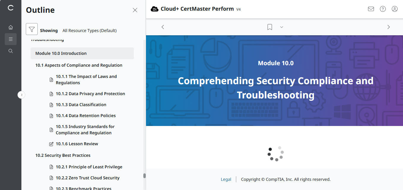 CompTIA Cloud+ CertMaster Perform (CV0-004) – 3-Month Access (🛒Special Offer)